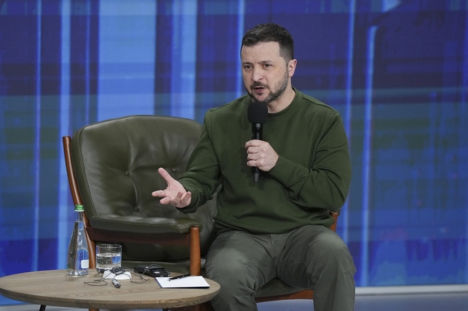 V. Zelenskis Vakarams: Ukrainos likimas priklauso nuo jūsų 