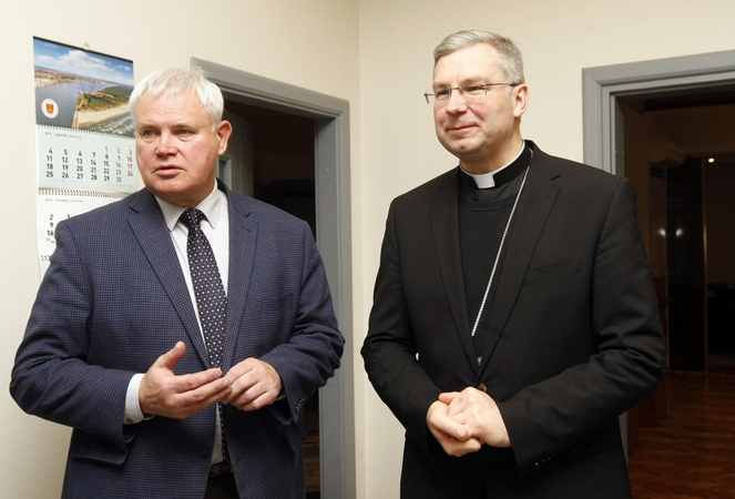 Miesto rotušėje – K. Kėvalo ir V. Viktoravičiaus vizitas