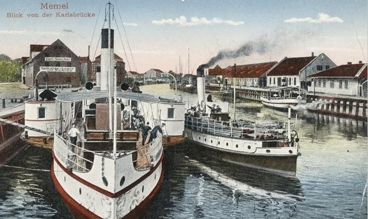 Žavūs: vidaus vandenų garlaiviai Dangėje XX a. 2–3 dešimtmetyje.