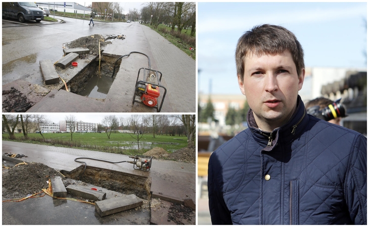Klausimai: žmonės svarstė, kodėl nebuvo galima visų darbų atlikti vienu metu – sutvarkyti ir nuotekų tinklus, ir pėsčiųjų taką?