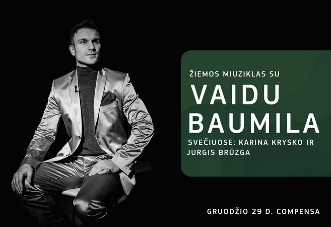 V. Baumila: šventinis koncertas – be blizgučių