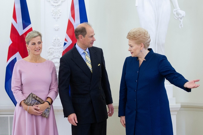 D. Grybauskaitė su britų princu kalbėjo ir apie Lietuvos okupaciją 