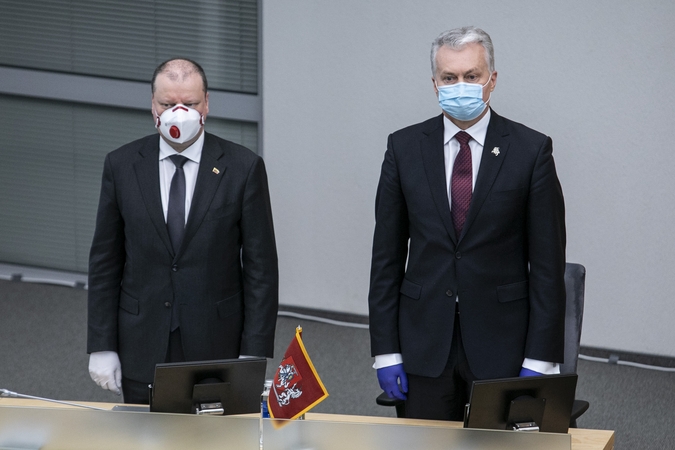 Prezidentas: rezultatas kovoje su virusu – geras, dar teks įveikti ekonominę krizę