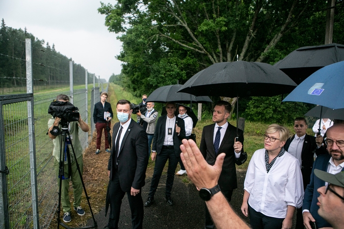 G. Landsbergis apie žurnalistų kreipimąsi: turime būti atsargūs dėl galimų provokacijų