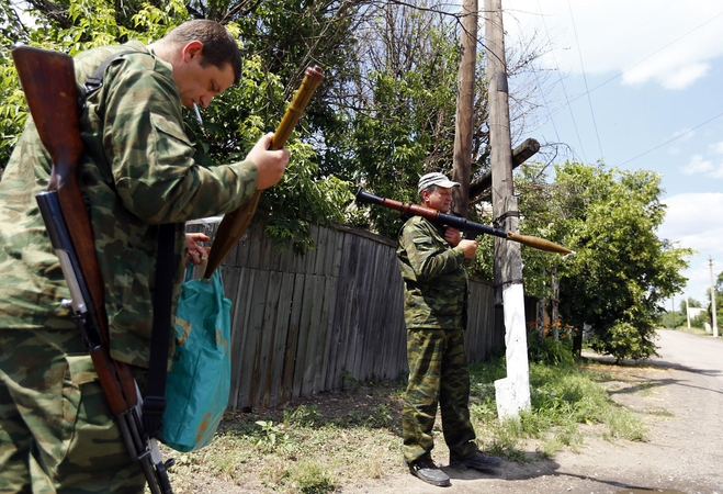 Ukrainos pajėgos teigia per susirėmimus nukovusios 300 separatistų