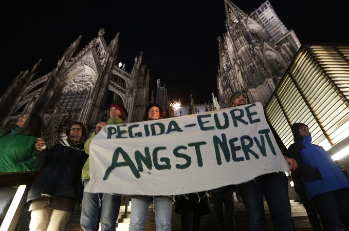 Vokietijos antiislamistai atšaukė demonstraciją