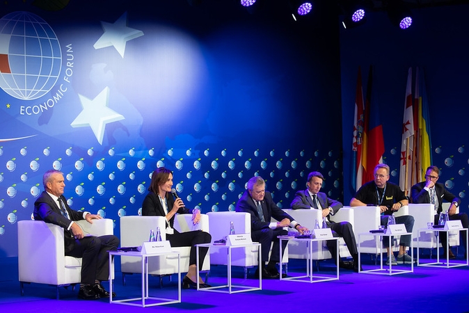 Seimo vadovė: šokas dėl Rusijos įsiveržimo į Ukrainą suteikia galimybių Europai sustiprėti