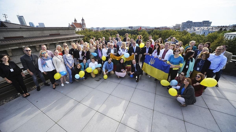 Lietuva kartu su Ukraina švenčia Nepriklausomybės 25-metį