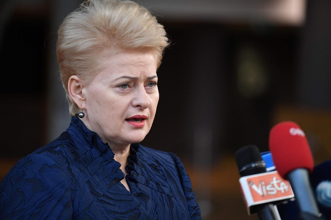 Prezidentė: kėsinimasis į LRT nepriklausomumą kelia grėsmę žodžio laisvei