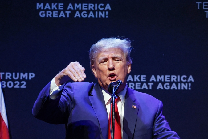 D. Trumpas tikisi, kad antradienį bus areštuotas: ragina amerikiečius protestuoti