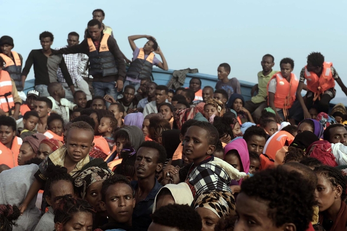 Migrantai iš Libijos Europos nepasiekė – užduso perpildytame laive