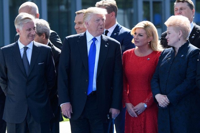 D. Grybauskaitė Varšuvoje susitiks su D.Trumpu