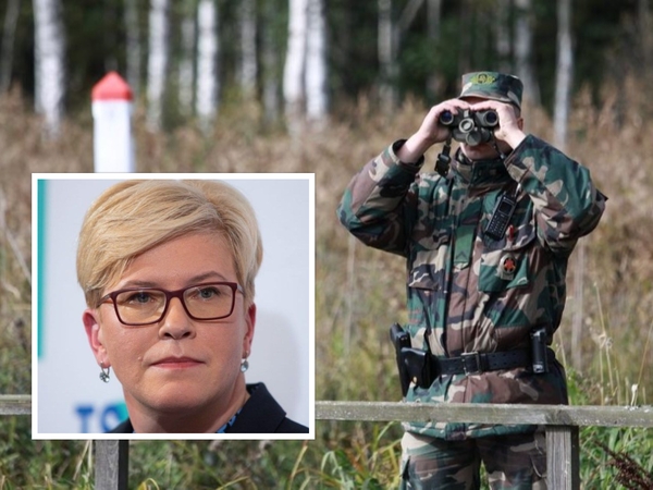 Plūstant migrantams premjerė žada lėšų Baltarusijos sienos apsaugai