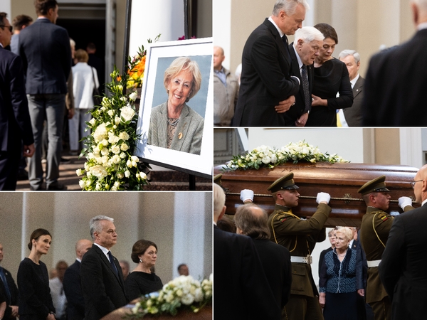 G. Nausėda: A. Adamkienė Lietuvai dovanojo eleganciją, pagarbą, labdarystės tradicijas