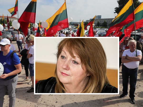 V. Blinkevičiūtė: į maršus žmones lengva sukviesti, kai jiems nėra gerai gyventi
