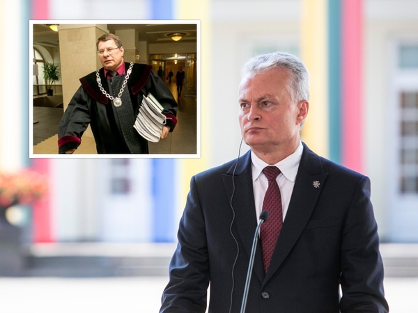 Prezidentas, Teisėjų taryba imasi sprendimų dėl korupcija įtariamo teisėjo