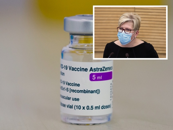 I. Šimonytė kviečia pranešti apie „AstraZeneca“ vakcinos poveikį, ramina – ji saugi