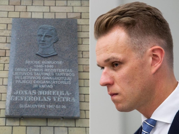 Konservatorių prezidiumas J. Noreikos lentos nuėmimą vadina provokacija