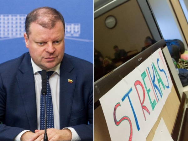 S. Skvernelis: už streiko laikotarpį mokytojams nebus apmokėta