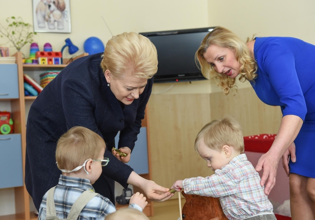 Prezidentė: svajoju, kad Lietuvoje nebūtų globos namų