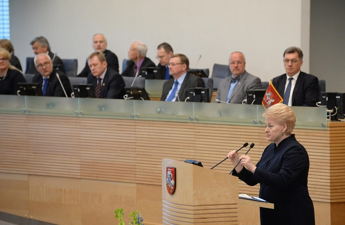 Prezidentė: tikėjimas laisva Europa yra atsvara populistų abejonėms