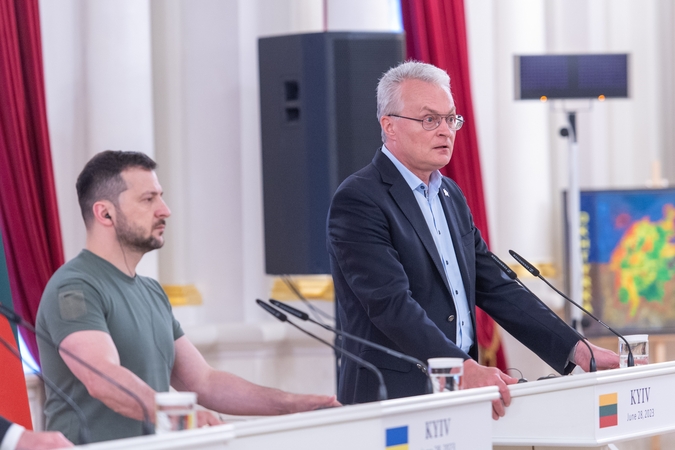 G. Nausėda Kyjive: Ukraina bus NATO nare