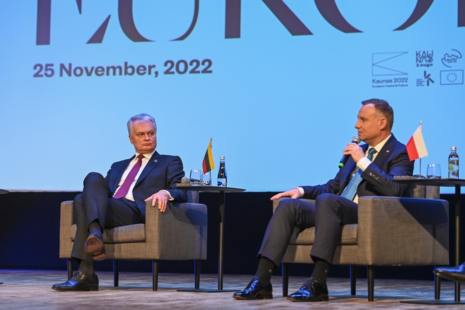 A. Duda: Europa turi save apibrėžti iš naujo ir pasiruošti karo iššūkiams