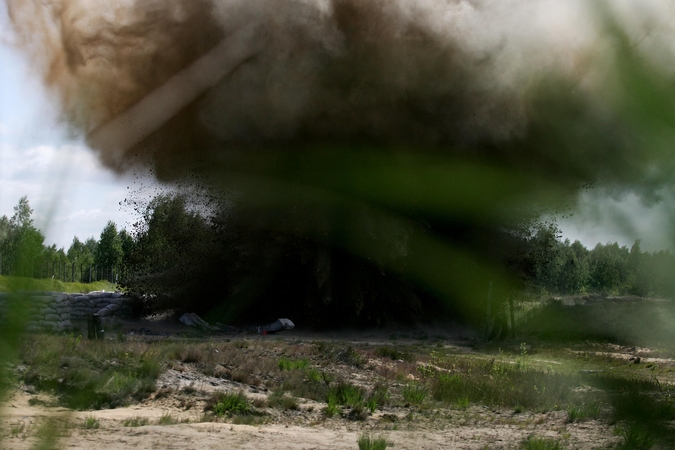 Vilniaus rajone sunaikinta Antrojo pasaulinio karo laikų bomba