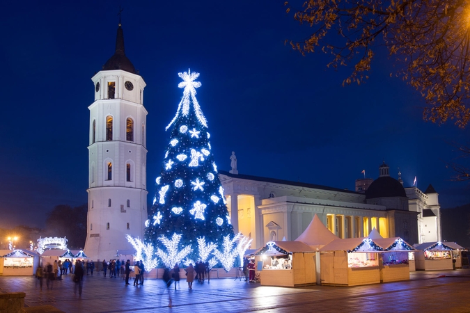 Vilniaus Kalėdų eglė – tarp gražiausių pasaulyje
