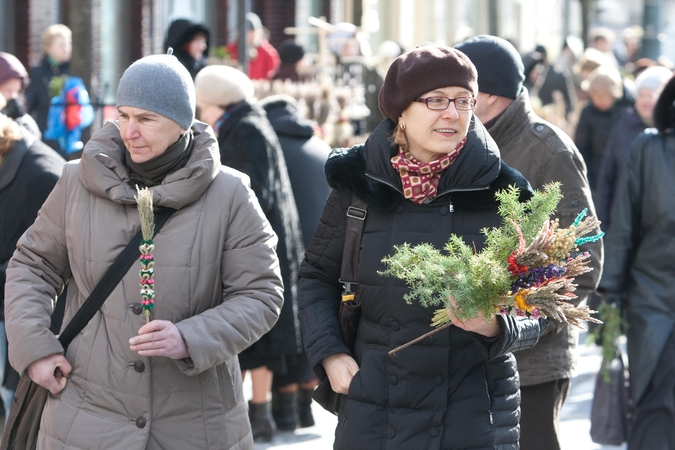 Verbų sekmadienį vilniečių nuotaiką gali sugadinti lietus