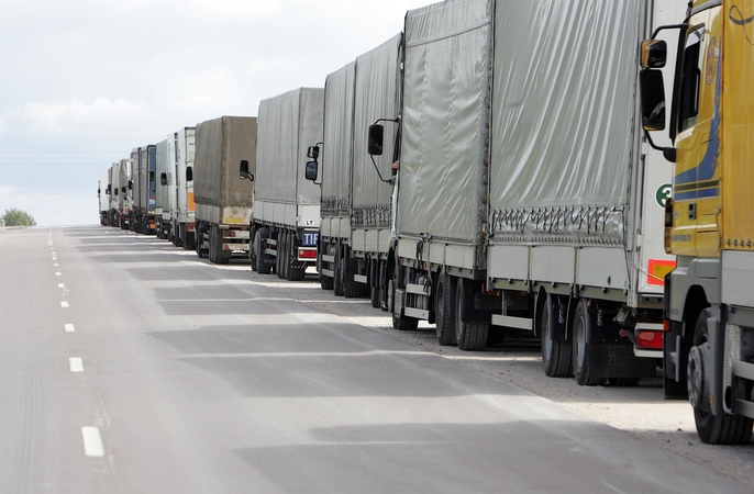 Vežėjams atidaromas mobilus vakcinacijos punktas Kalvarijos pasienyje