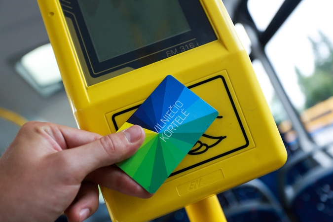 Vilniuje buvo sutrikusi viešojo transporto bilietų platinimo veikla