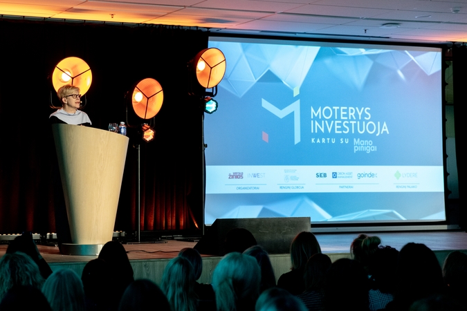 Premjerė pasveikino konferencijos „Moterys investuoja“ dalyvius
