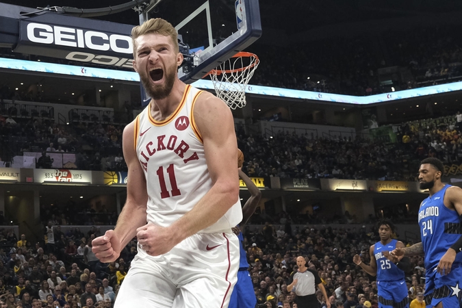 Puikiai rungtynes sužaidęs D. Sabonis nukalė „Pacers“ pergalę