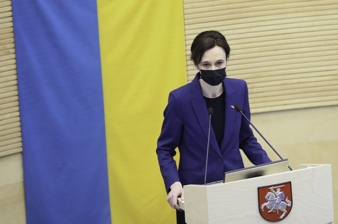 V. Čmilytė-Nielsen: Vokietija pripažino, kad vykdyta politika Rusijos atžvilgiu buvo klaida