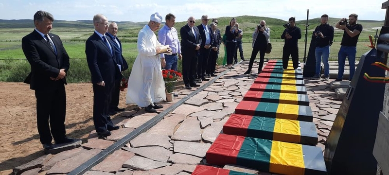 Memorialiniame komplekse Kazachstane – paminklas politiniams kaliniams lietuviams