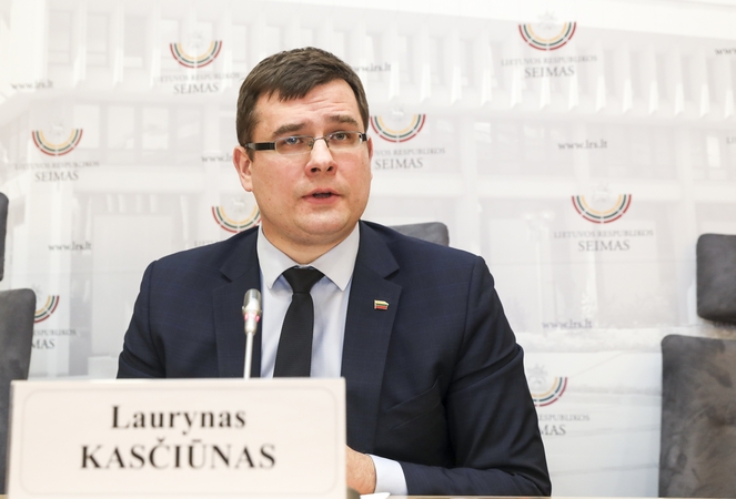 Seimo NSGK pirmininkas konservatorius Laurynas Kasčiūnas