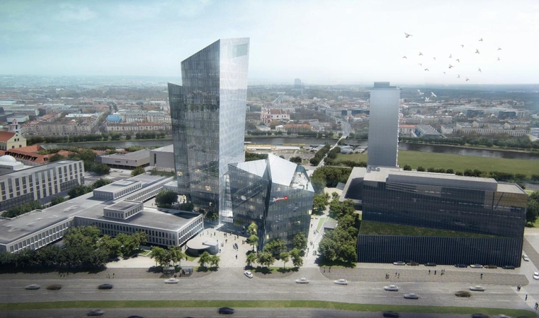 D. Libeskindo projektui Vilniuje – 30 mln. eurų „Swedbank“ paskola