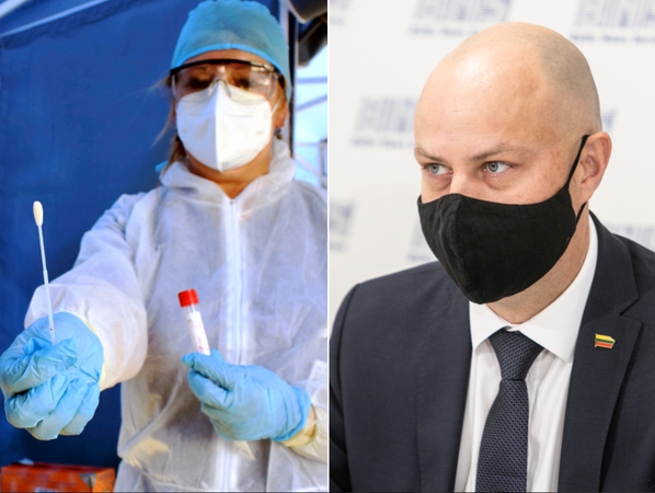 A. Veryga: neįsivaizduoju, kad testavimas dėl COVID-19 būtų privalomas