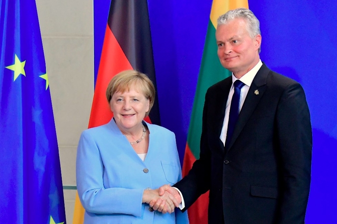 Prezidentas Vokietijoje susitiks su kadencija baigiančia A. Merkel