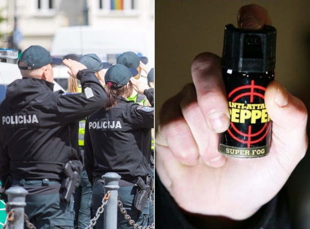 Vilniuje – išpuolis prieš policininką: nepažįstamieji paskambino į duris ir į veidą pripurškė dujų