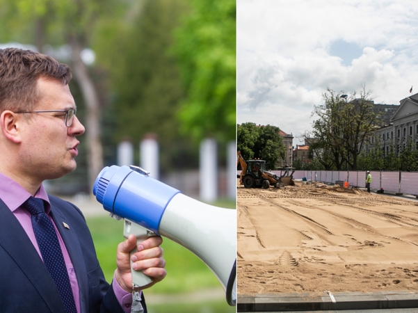 Konservatoriai ragina stabdyti paplūdimio įrengimą Lukiškių aikštėje
