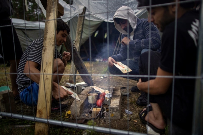 Į Kybartų pataisos namus pradedami perkelti migrantai