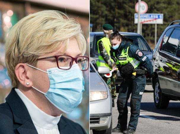 I. Šimonytė: policija kelius kontroliuos savaitgaliais ir švenčių dienomis