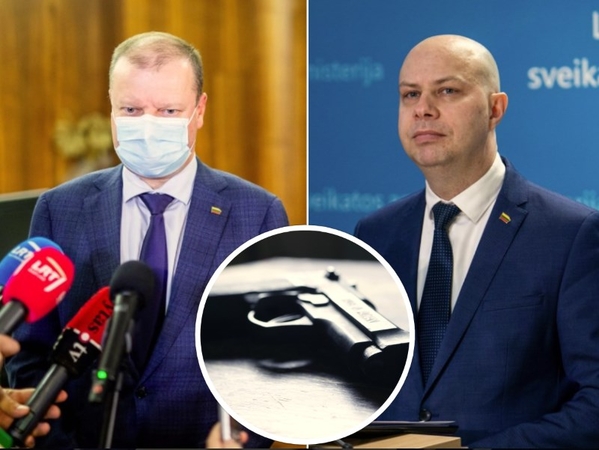 VTEK pratęsė tyrimą, ar A. Verygą ginklu apdovanojęs S. Skvernelis nepažeidė įstatymo