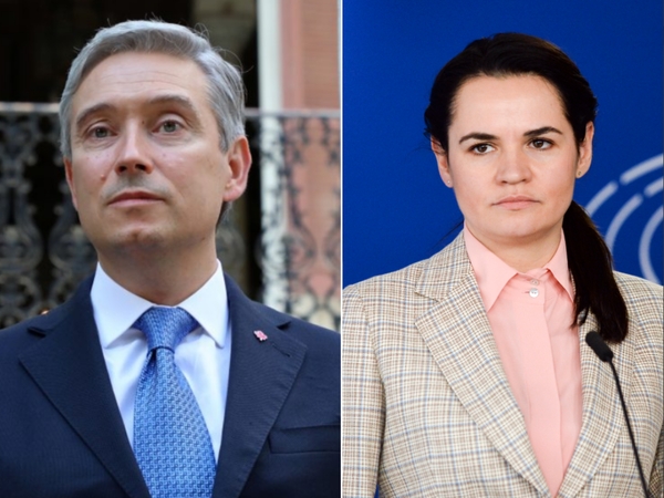 Kanados ministras Vilniuje pažadėjo paramą S. Cichanouskajai