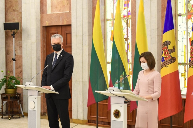G. Nausėda Moldovoje kalbėjo ir apie europinį kursą, ir apie „Euroviziją“