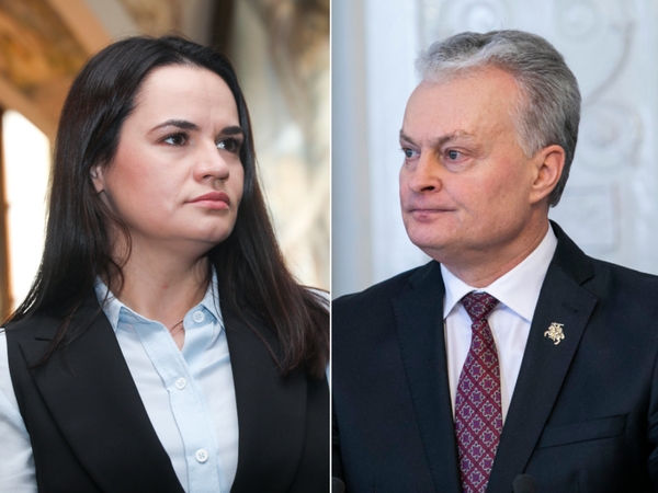 G. Nausėda ragina ignoruoti Baltarusijos paskelbtą S. Cichanouskajos paiešką