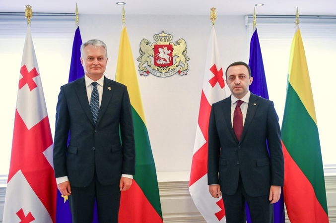 Prezidento susitikime su Sakartvelo vadovais – dėmesys reformoms