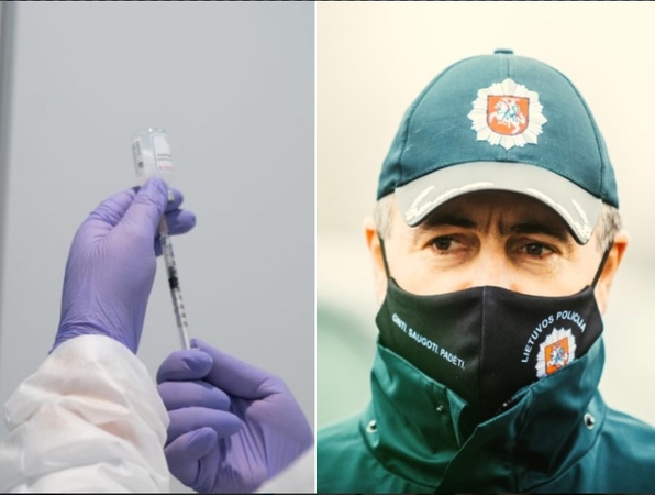 R. Požėla apie vakcinavimą nuo koronaviruso: policija „nustumta į paraštes“